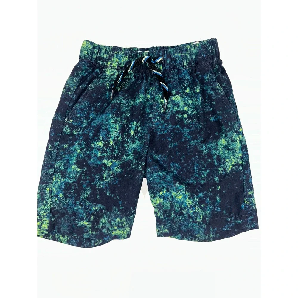 Old Navy Kids‎ Boys Size S (6-7) Pool to Play Shorts Camo & Green Lot of 2